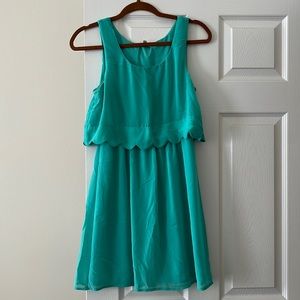 Charlotte Russe Scalloped Mini Dress